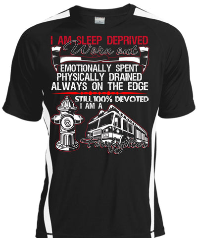 A black t-shirt with the shopify logo