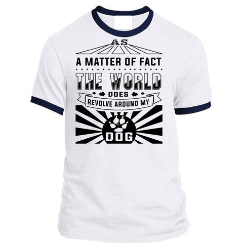 A black t-shirt with the shopify logo