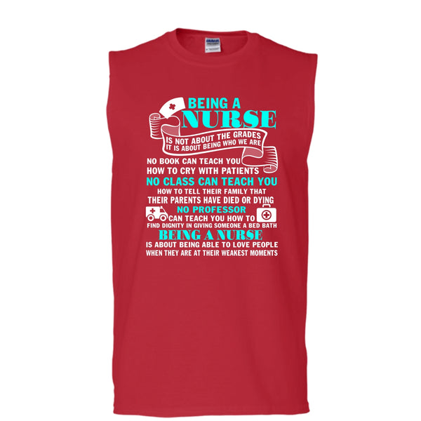 Being A Nurse T Shirt, Coolest Nurse T Shirt, Cool T Shirt (Men's Cotton Sleeveless)