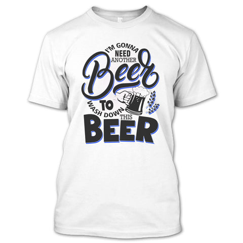 A black t-shirt with the shopify logo