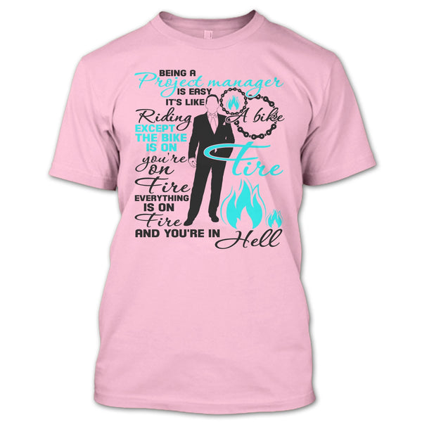 Being A Project Manager T Shirt, Coolest Project Manager T Shirt