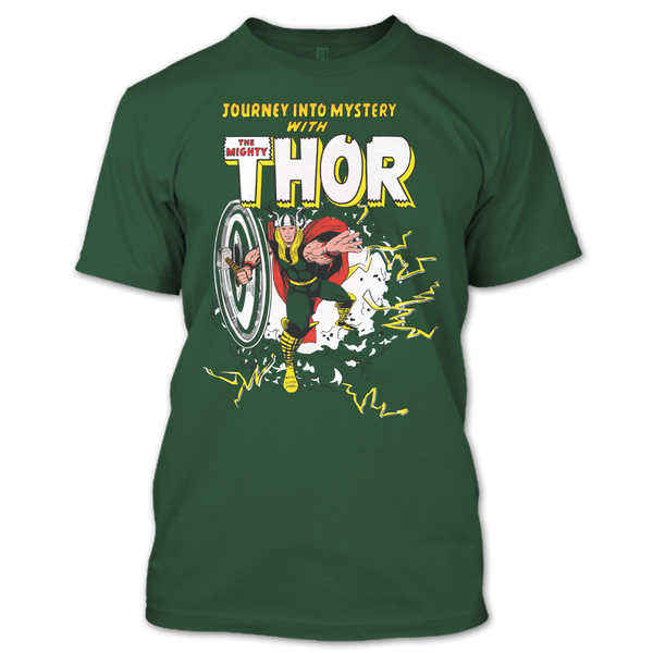 A black t-shirt with the shopify logo