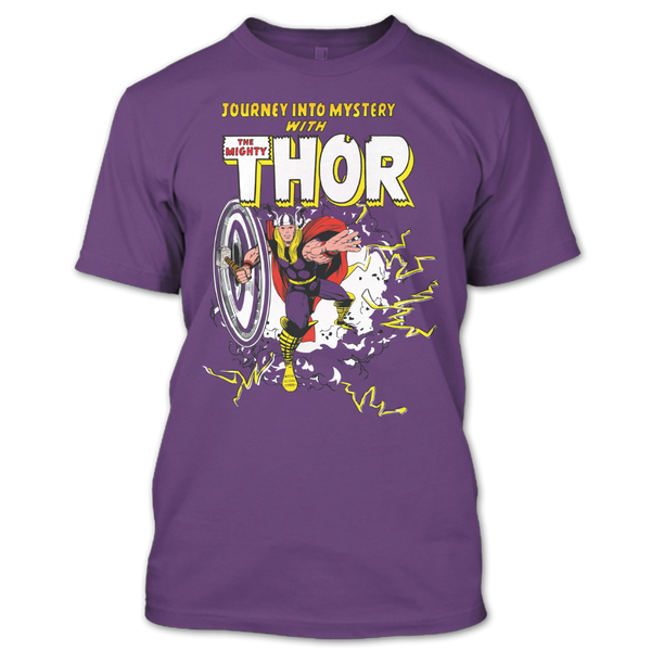 A black t-shirt with the shopify logo