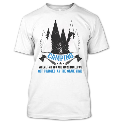 A black t-shirt with the shopify logo