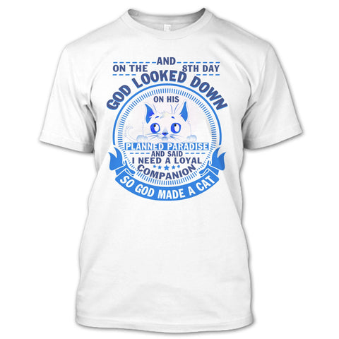 A black t-shirt with the shopify logo