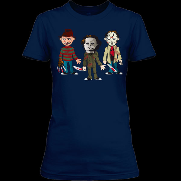 A black t-shirt with the shopify logo