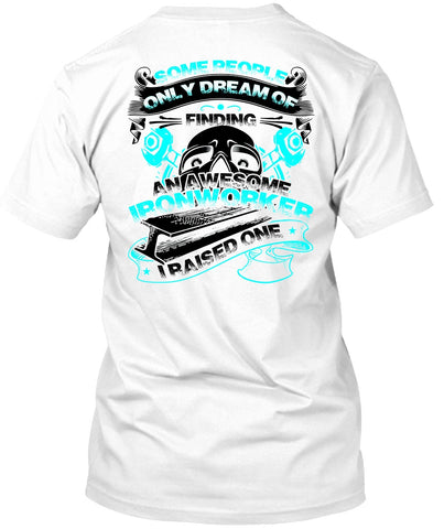 A black t-shirt with the shopify logo