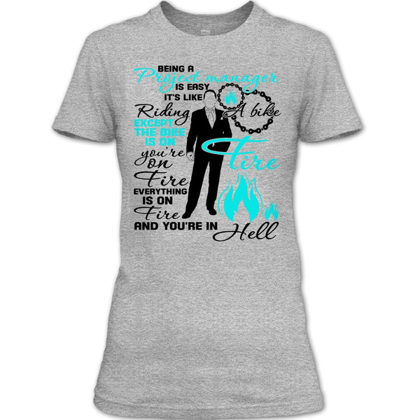 Being A Project Manager T Shirt, Coolest Project Manager T Shirt