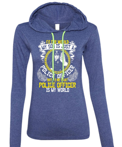 A black t-shirt with the shopify logo