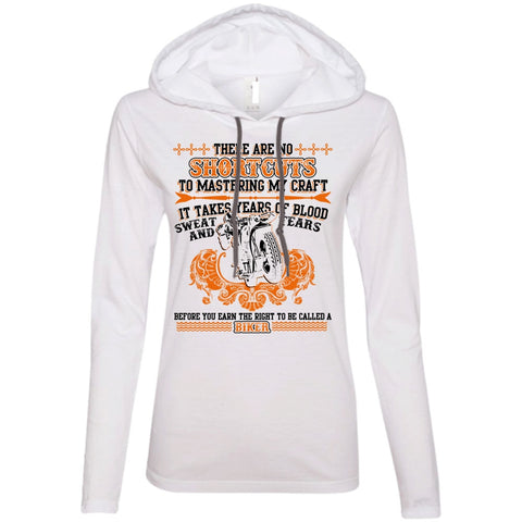 A black t-shirt with the shopify logo