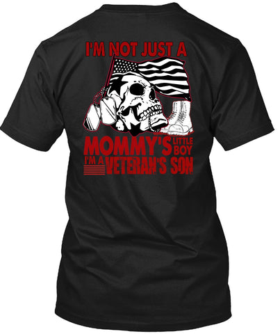 A black t-shirt with the shopify logo