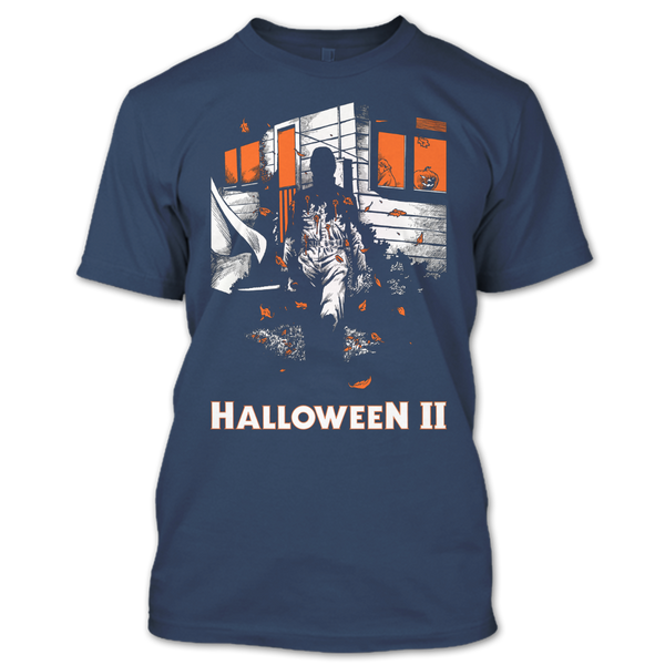 A black t-shirt with the shopify logo