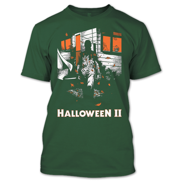 A black t-shirt with the shopify logo