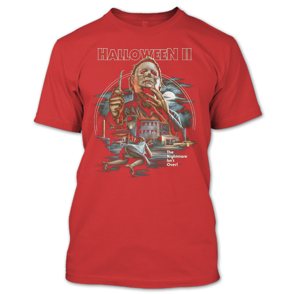 A black t-shirt with the shopify logo