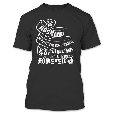 A black t-shirt with the shopify logo