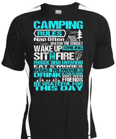 A black t-shirt with the shopify logo