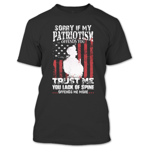 A black t-shirt with the shopify logo