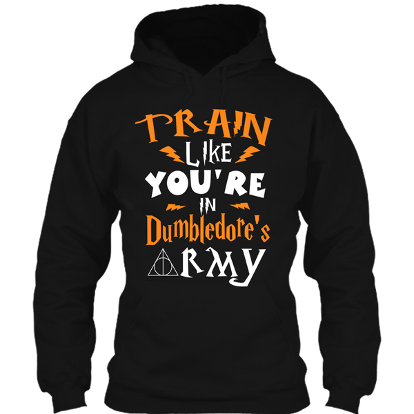 A black t-shirt with the shopify logo