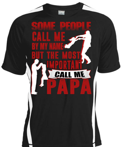 A black t-shirt with the shopify logo