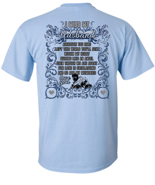 I Miss My Husband T Shirt, I Love Husband T Shirt