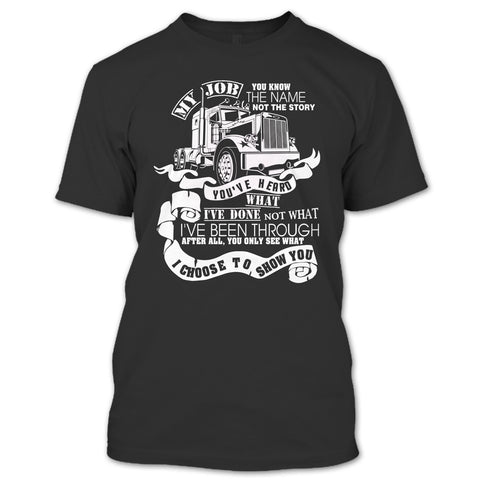 A black t-shirt with the shopify logo