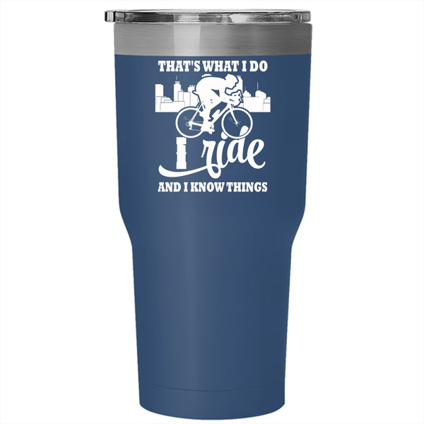 I Ride Tumbler 30 oz Stainless Steel, I Love Riding Travel Mug