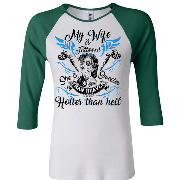 My Wife Is Tattooed T Shirt, I Love Wife T Shirt, Awesome T-Shirts