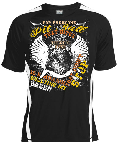 A black t-shirt with the shopify logo