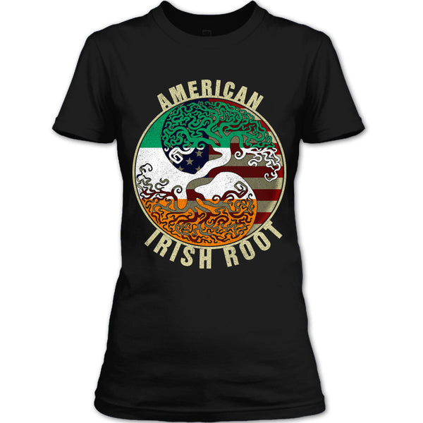 A black t-shirt with the shopify logo