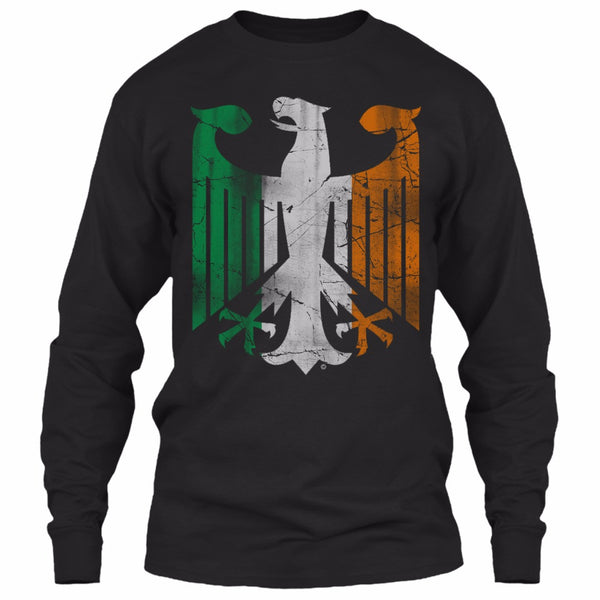 A black t-shirt with the shopify logo