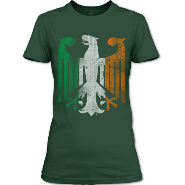 A black t-shirt with the shopify logo