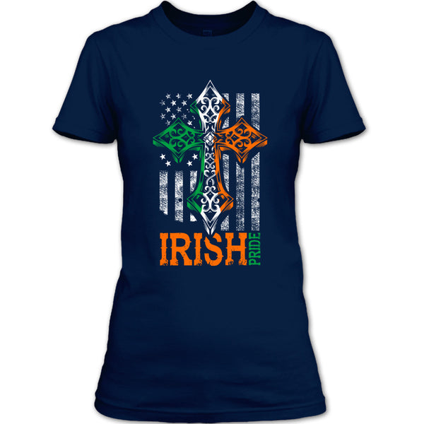 A black t-shirt with the shopify logo