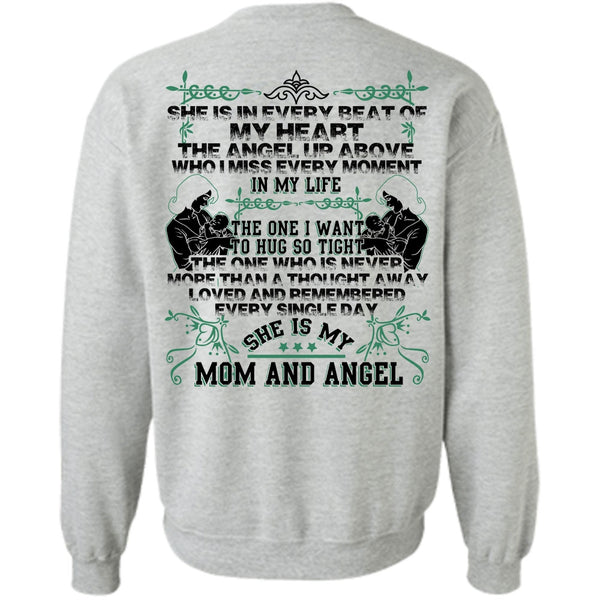 Being A Mom T Shirt, She Is My Mom And Angel Sweatshirt