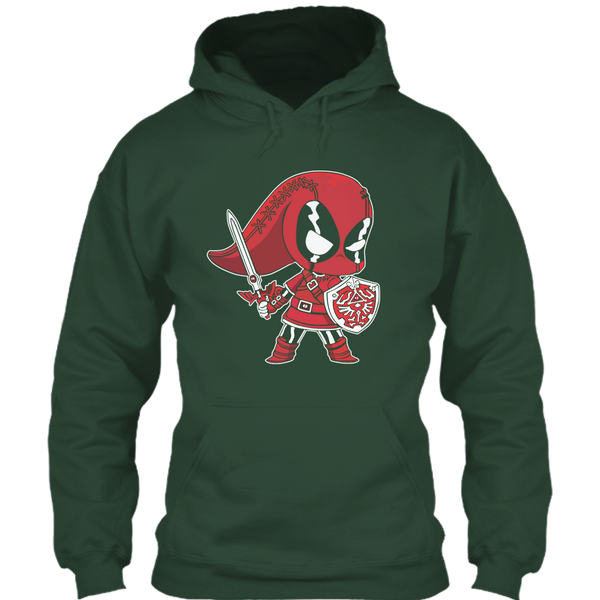 A black t-shirt with the shopify logo