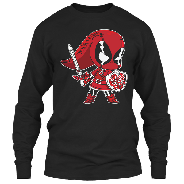 A black t-shirt with the shopify logo