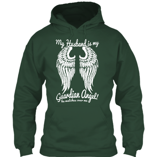 A black t-shirt with the shopify logo