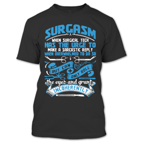 A black t-shirt with the shopify logo