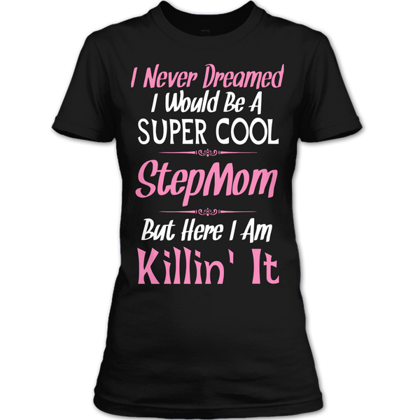 A black t-shirt with the shopify logo