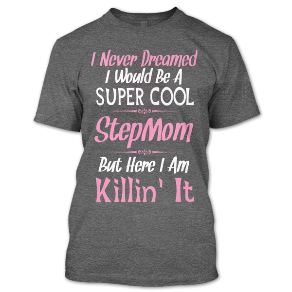 A black t-shirt with the shopify logo