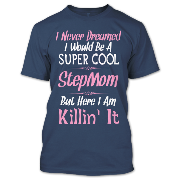 A black t-shirt with the shopify logo