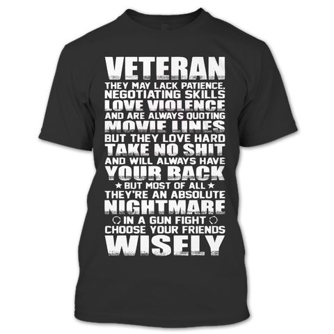 A black t-shirt with the shopify logo