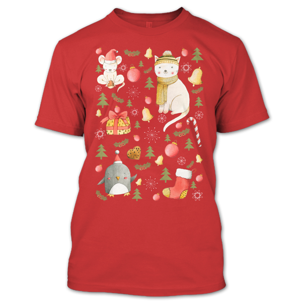 A black t-shirt with the shopify logo