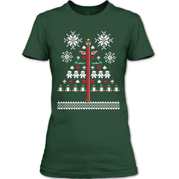 A black t-shirt with the shopify logo