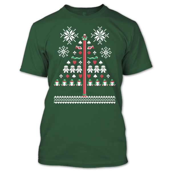 A black t-shirt with the shopify logo