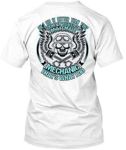 A black t-shirt with the shopify logo