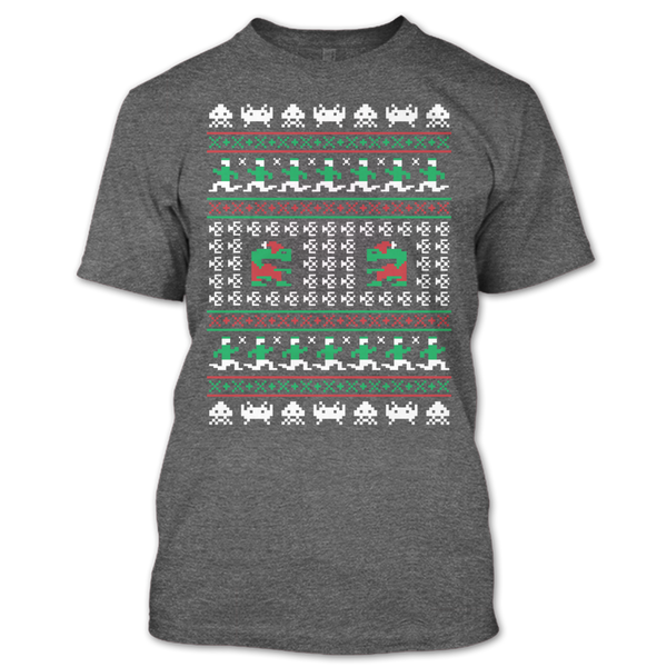 A black t-shirt with the shopify logo