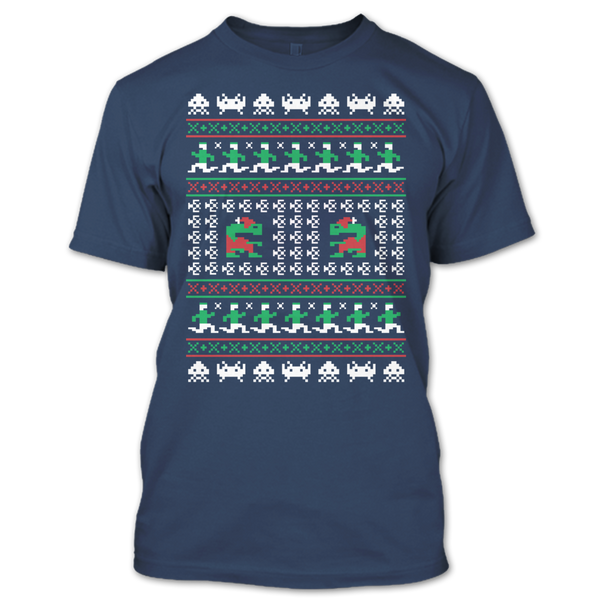 A black t-shirt with the shopify logo