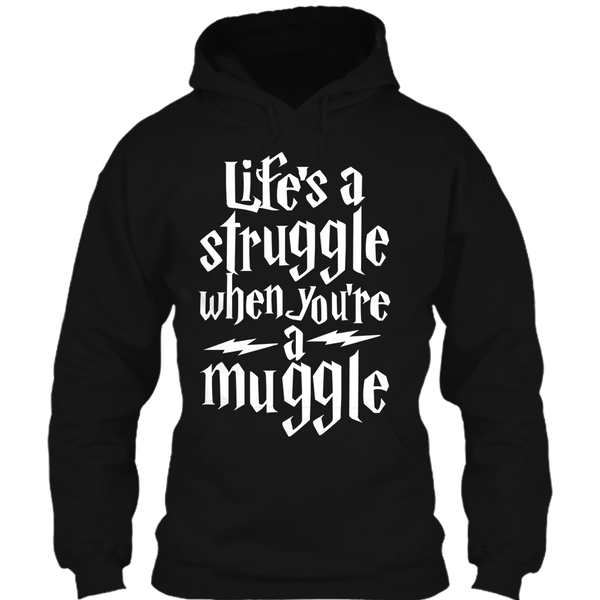 A black t-shirt with the shopify logo