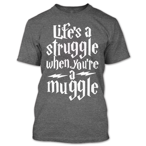 A black t-shirt with the shopify logo