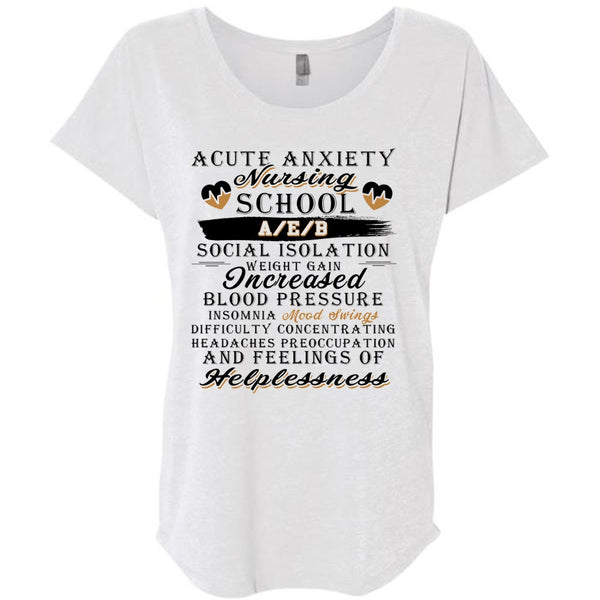 A Cute Anxiety Nursing School T Shirt, Being A Nurse T Shirt, Awesome T-Shirts